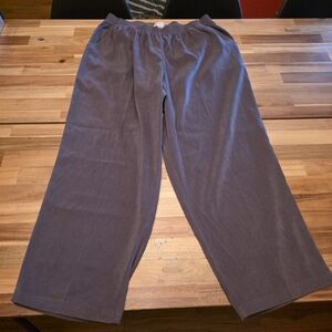 Monterey by Koret Brown Wide Leg Pants 20W Stretch Pull On